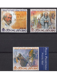 2002 Vaticano Millenario Nascita San leone IX Papa 3 Valori Sassone 1280-2